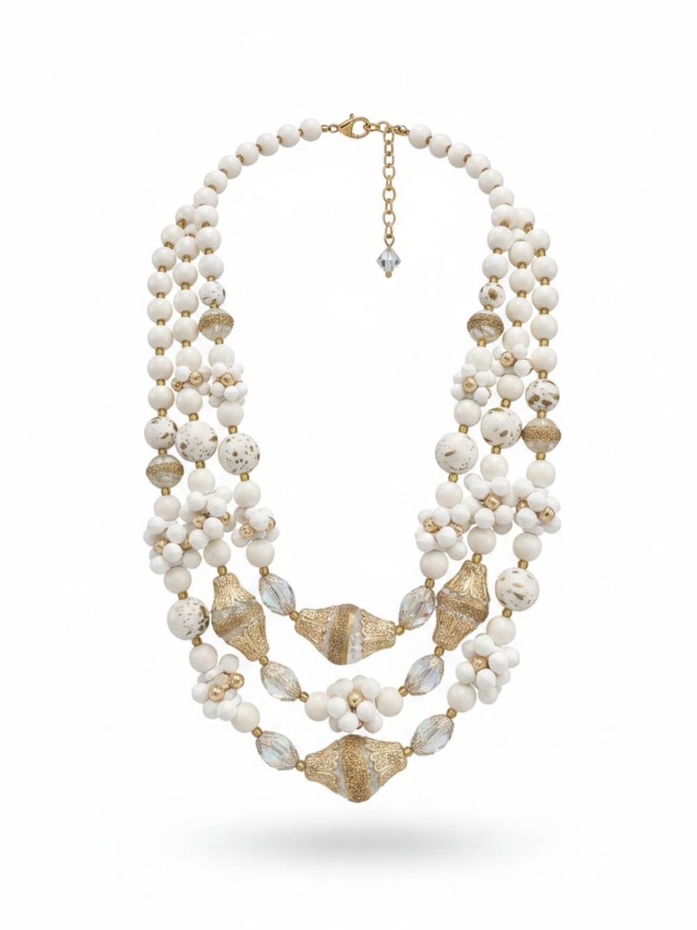Vintage 1950’s Japan Multi-Strand Statement Necklace
